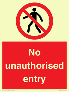 PA7608: No unauthorised entry