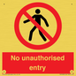PA7608: No unauthorised entry