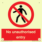 PA7608: No unauthorised entry