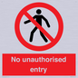PA7608: No unauthorised entry
