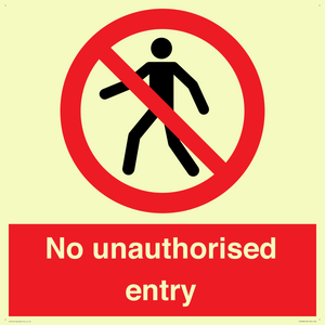 PA7608: No unauthorised entry