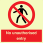 PA7608: No unauthorised entry