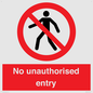 PA7608: No unauthorised entry