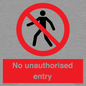 PA7608: No unauthorised entry