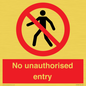PA7608: No unauthorised entry
