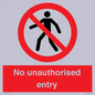 PA7608: No unauthorised entry