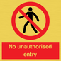PA7608: No unauthorised entry