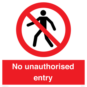 PA7608: No unauthorised entry