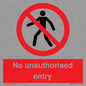 PA7608: No unauthorised entry