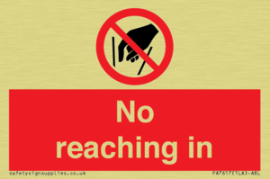 PA7617: No reaching in