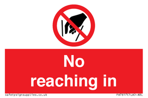PA7617: No reaching in