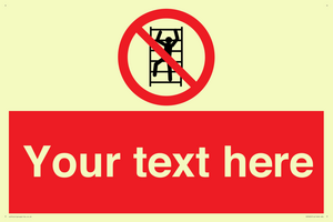 PA7625: Custom prohibition No climbing
