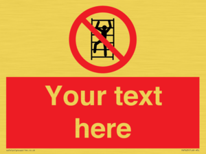 PA7625: Custom prohibition No climbing