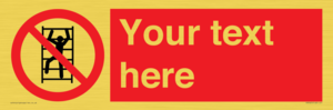 PA7625: Custom prohibition No climbing