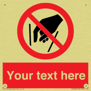 PA7628: Custom prohibition No reaching in