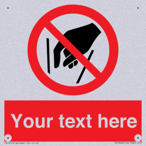 PA7628: Custom prohibition No reaching in