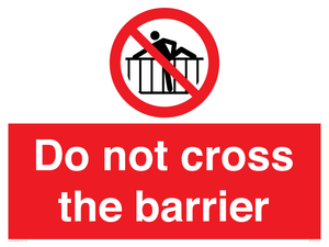 PA7715: Do not cross the barrier