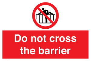 PA7715: Do not cross the barrier