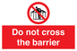 PA7715: Do not cross the barrier