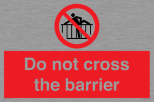 PA7715: Do not cross the barrier