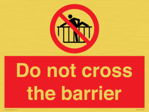 PA7715: Do not cross the barrier