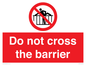 PA7715: Do not cross the barrier