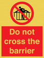 PA7715: Do not cross the barrier