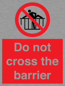 PA7715: Do not cross the barrier