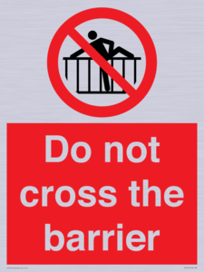 PA7715: Do not cross the barrier