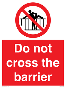 PA7715: Do not cross the barrier