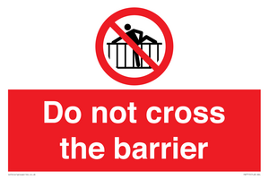 PA7715: Do not cross the barrier