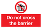 PA7715: Do not cross the barrier