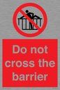 PA7715: Do not cross the barrier