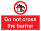 PA7715: Do not cross the barrier