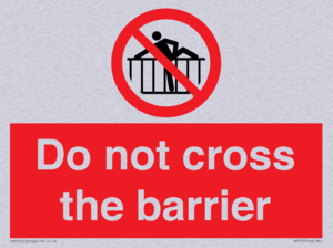 PA7715: Do not cross the barrier