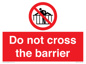PA7715: Do not cross the barrier