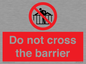 PA7715: Do not cross the barrier