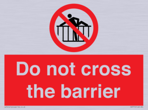 PA7715: Do not cross the barrier