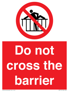 PA7715: Do not cross the barrier