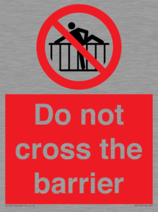 PA7715: Do not cross the barrier