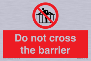 PA7715: Do not cross the barrier