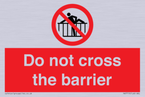 PA7715: Do not cross the barrier