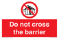 PA7715: Do not cross the barrier