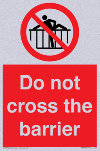 PA7715: Do not cross the barrier