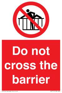 PA7715: Do not cross the barrier