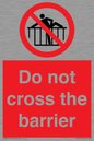 PA7715: Do not cross the barrier