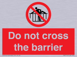 PA7715: Do not cross the barrier