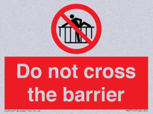 PA7715: Do not cross the barrier