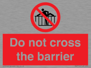 PA7715: Do not cross the barrier