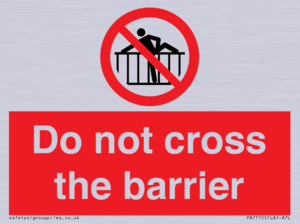 PA7715: Do not cross the barrier
